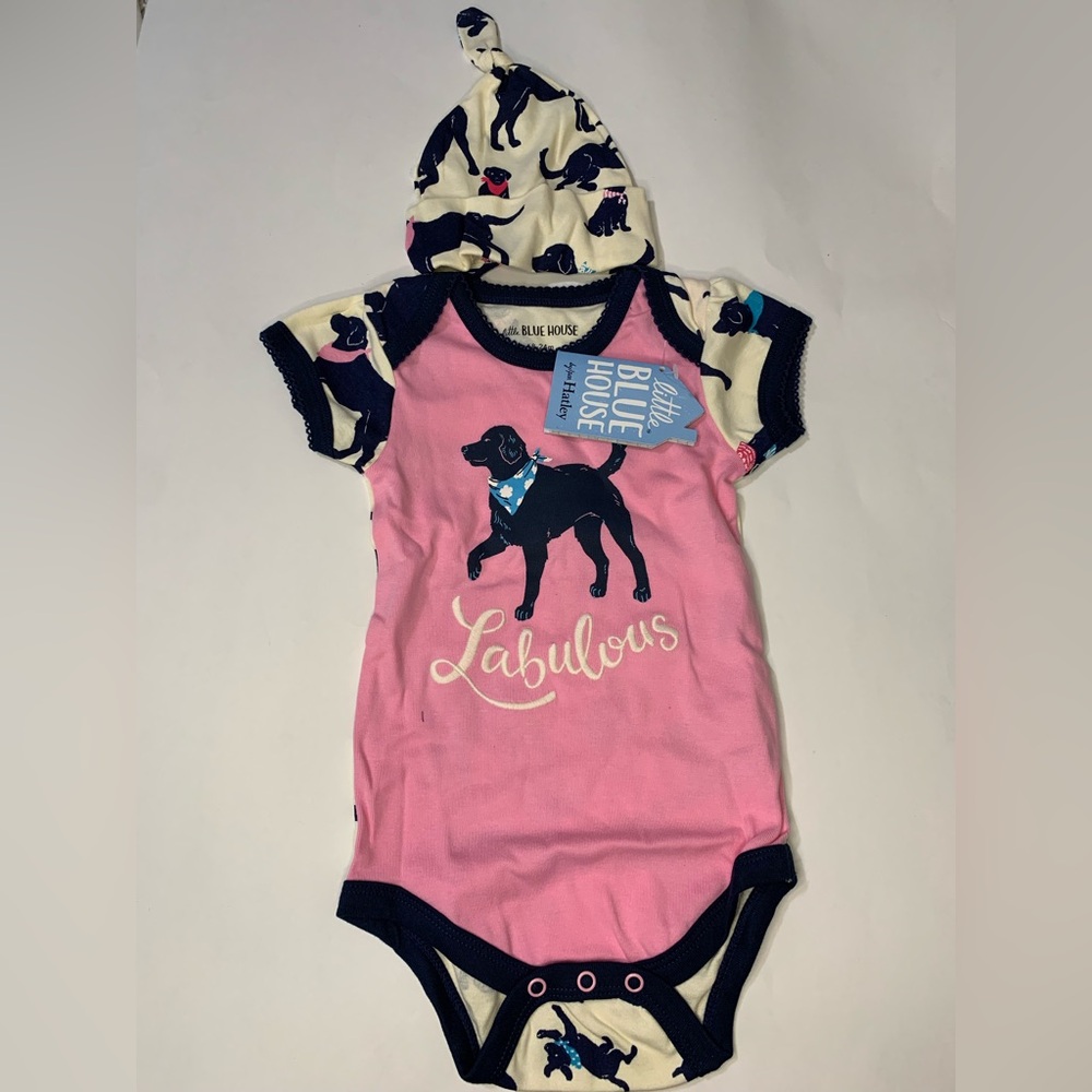 Little Blue House Girls Bodysuit Size 18-24M